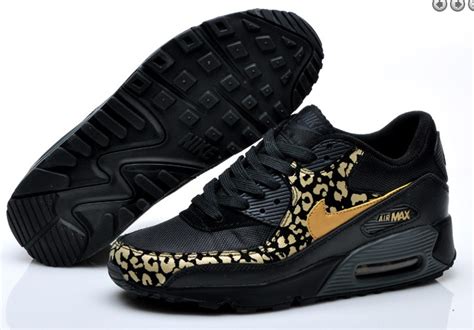 nike air max 90 leopard print dames zwarte goud sneakers|air max 90 leopard shoes.